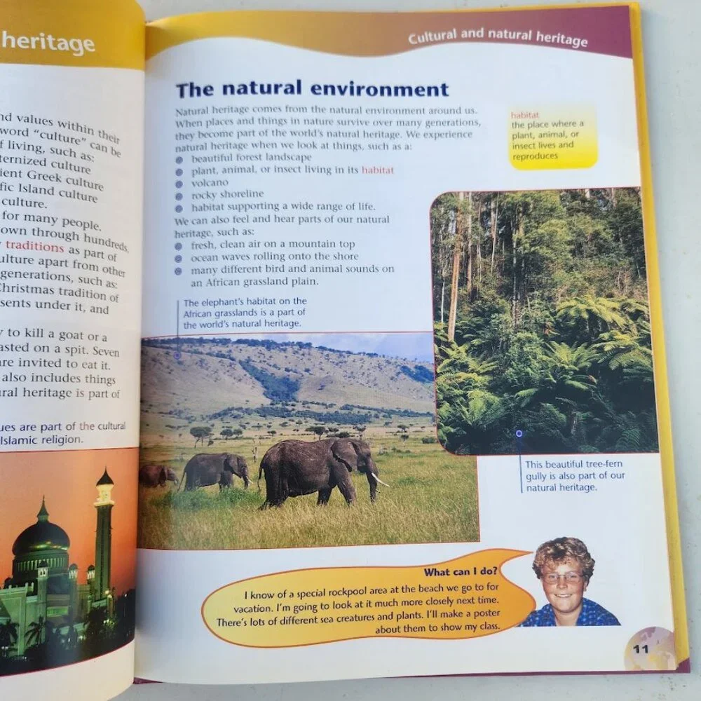 Valuing World Heritage Global Citizenship Hardcover Book by Susan Watson